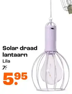 Kwantum Solar Draad Lantaarn aanbieding