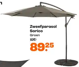 Kwantum Zweefparasol Sorico aanbieding