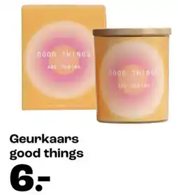 Kwantum Geurkaars Good Things aanbieding