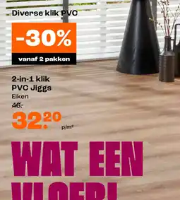 Kwantum 2-in-1 Klik PVC Jiggs aanbieding