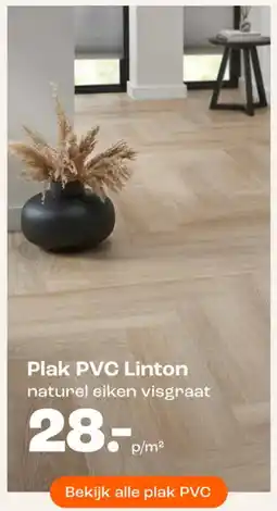 Kwantum Plak PVC Linton aanbieding