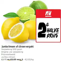 Jumbo Jumbo Limoen of Citroen Verpakt aanbieding
