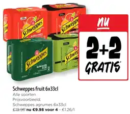 Jumbo Schweppes fruit aanbieding
