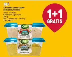 Delhaize Eiwitrijke smeersalade zonder mayonaise aanbieding