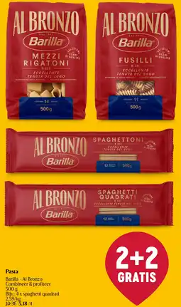 Delhaize Pasta aanbieding