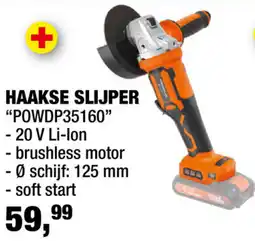Hubo Haakse Slijper "POWD35160" aanbieding