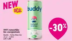 Delhaize 100% natuurlijke bio-energiedrank aanbieding