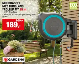 Hubo Muurhaspel Met Tuinslang "Rollup m'' aanbieding
