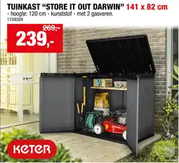 Hubo Tuinkast ''Store it out Darwin" aanbieding