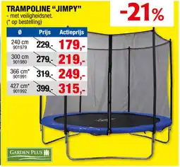Hubo Trampoline "Jimpy" aanbieding