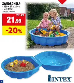 Hubo Intex Zandschelp aanbieding