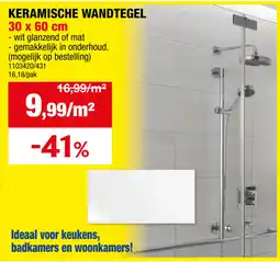 Hubo Keramische Wandtegel aanbieding