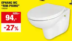 Hubo Ophang wc "Rim-Primo" aanbieding