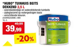 Hubo Hubo Tuinhuis Beits Dekkend aanbieding