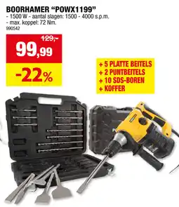 Hubo Boorhamer "POWX1199" aanbieding
