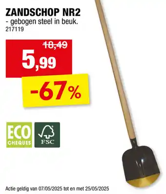 Hubo Zandschop NR2 aanbieding