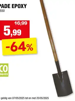 Hubo Spade epoxy aanbieding