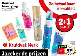 Kruidvat Kruidvat haarstyling aanbieding