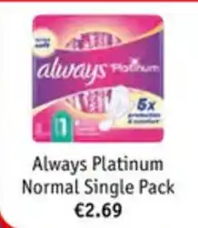 Kruidvat Always Platinum Normal Single Pack aanbieding