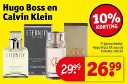 Kruidvat Hugo Boss en Calvin Klein aanbieding