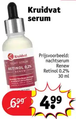 Kruidvat Kruidvat serum aanbieding