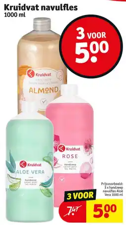 Kruidvat Kruidvat navulfles aanbieding
