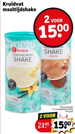 Kruidvat Kruidvat maaltijdshake aanbieding