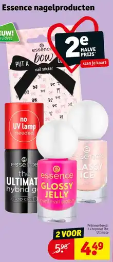 Kruidvat Essence nagelproducten aanbieding