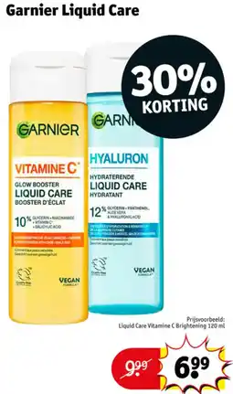 Kruidvat Garnier Liquid Care aanbieding