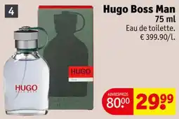 Kruidvat Hugo Boss Man aanbieding