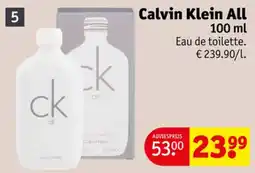 Kruidvat Calvin Klein All aanbieding