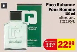 Kruidvat Paco Rabanne Pour Homme aanbieding