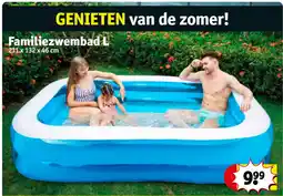 Kruidvat Familiezwembad L aanbieding