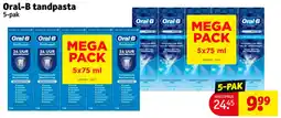 Kruidvat Oral-B tandpasta aanbieding