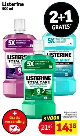 Kruidvat Listerine aanbieding