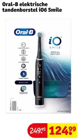 Kruidvat Oral-B elektrische tandenborstel i06 Smile aanbieding