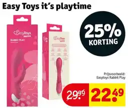 Kruidvat Easy Toys it's playtime aanbieding