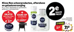 Kruidvat Nivea Men scheerproducten, aftershave en gelaatsverzorging aanbieding