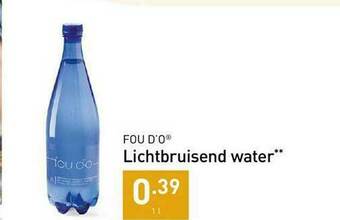 ALDI Lichtbruisend Water aanbieding