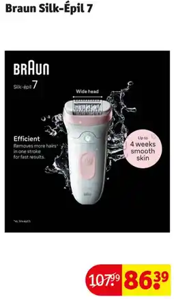 Kruidvat Braun Silk-Épil 7 aanbieding