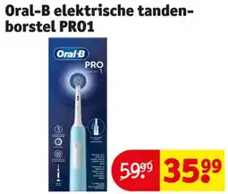 Kruidvat Oral-B elektrische tandenborstel PRO1 aanbieding