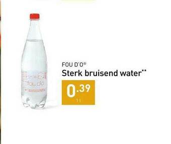 ALDI Sterk Bruisend Water aanbieding