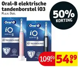 Kruidvat Oral-B elektrische tandenborstel i03 aanbieding