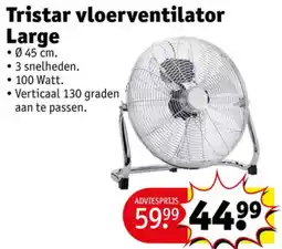 Kruidvat Tristar vloerventilator Large aanbieding
