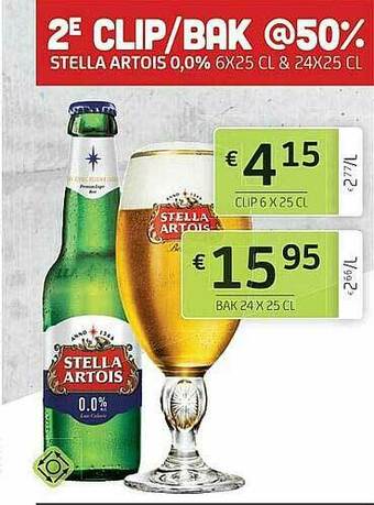 BelBev Stella Artois aanbieding
