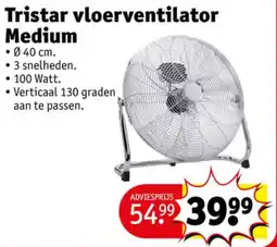 Kruidvat Tristar vloerventilator Medium aanbieding