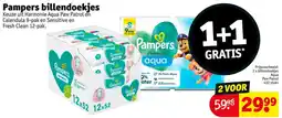 Kruidvat Pampers billendoekjes aanbieding