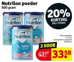 Kruidvat Nutrilon poeder aanbieding