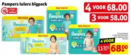 Kruidvat Pampers luiers bigpack aanbieding