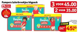 Kruidvat Pampers luierbroekjes bigpack aanbieding